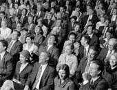 audience laughing
